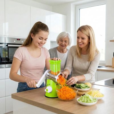 Hachoir manuel - Multi - Tambour - Cuisine et Spatule